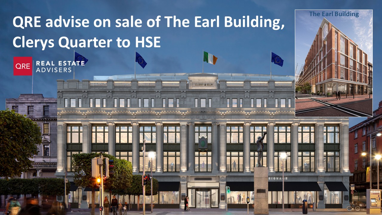QRE advise on sale of Earl Building, Clerys Quarter to HSE