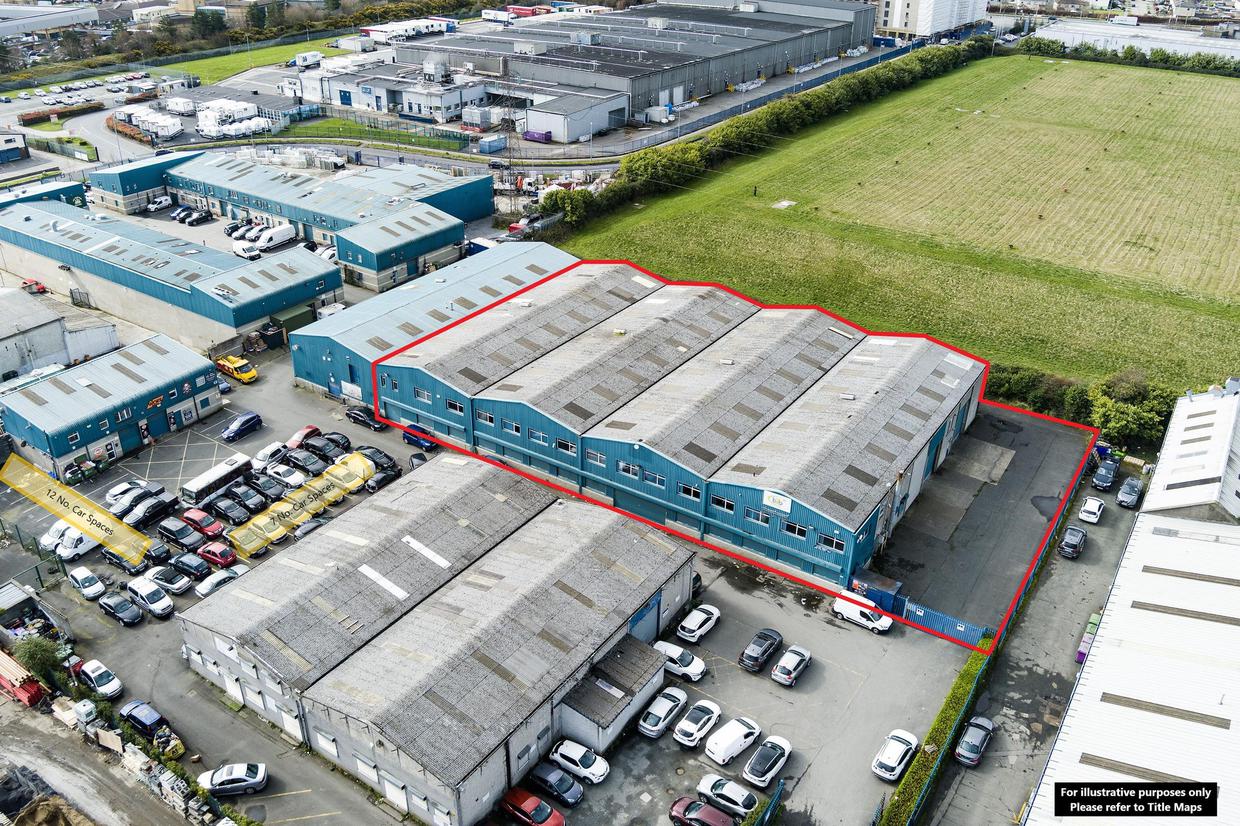 Price for warehouse at Cookstown Business Centre in Dublin almost halved to €1.6m.